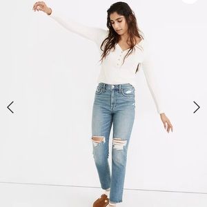 Madewell “The Mom Jean” -like new
